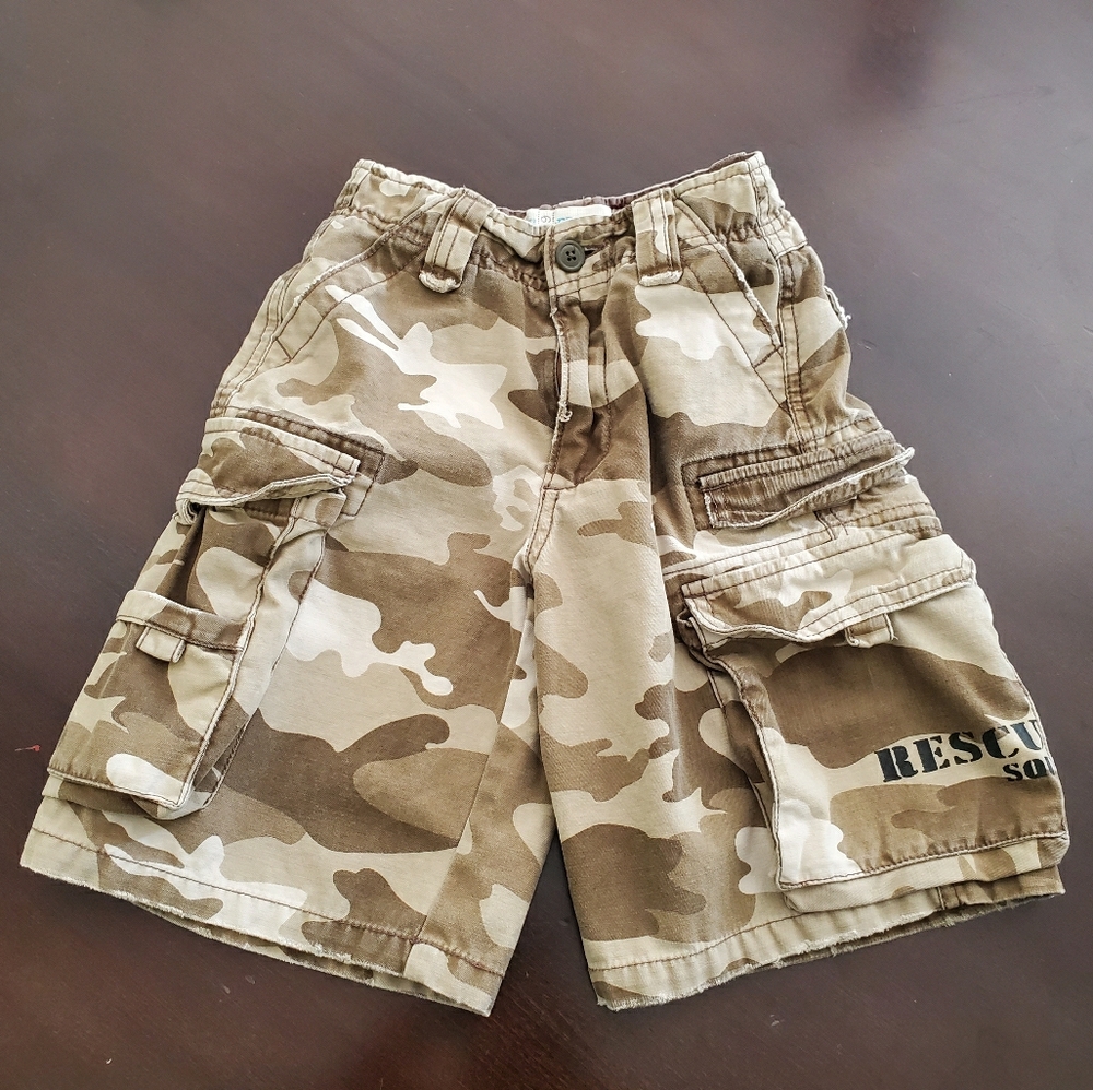 Camo boy shorts
